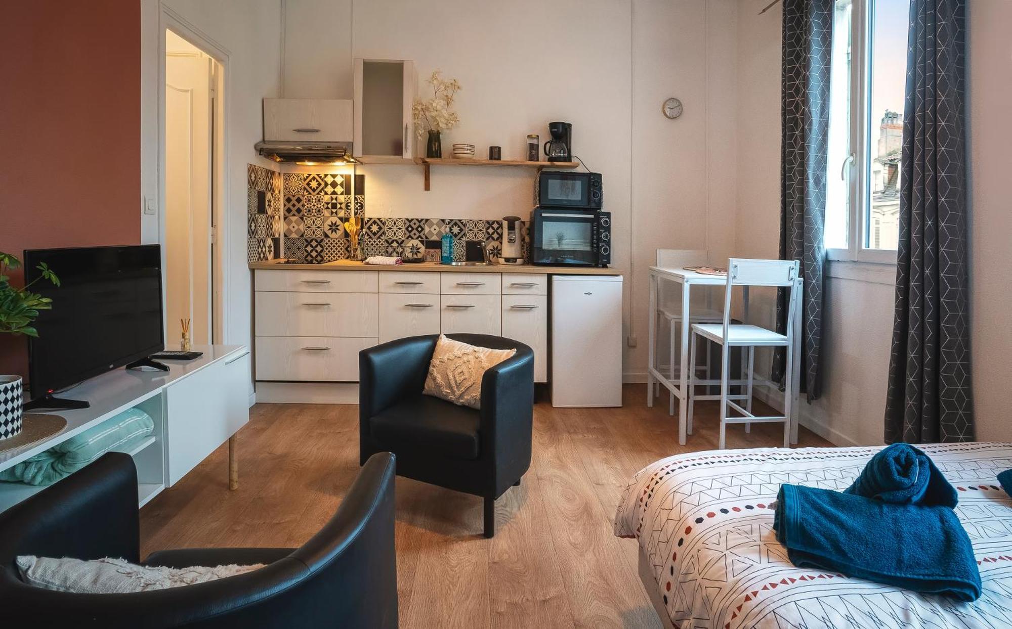 Le Petit Chez Vous - T1 Bergerac -2 Pers Leilighet Eksteriør bilde